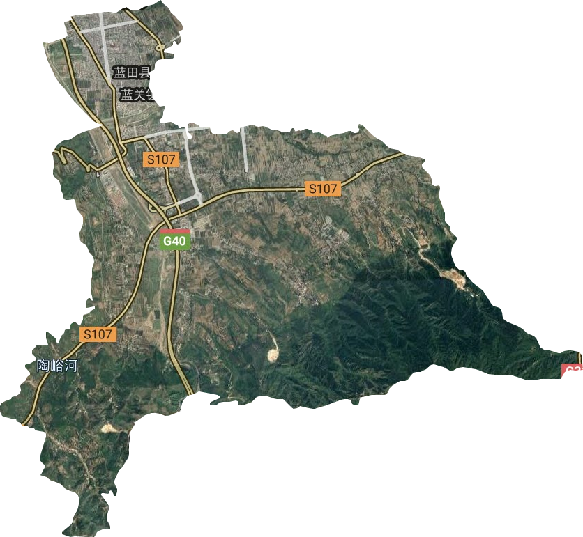 蓝关镇卫星图