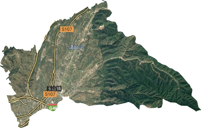 玉山镇卫星图