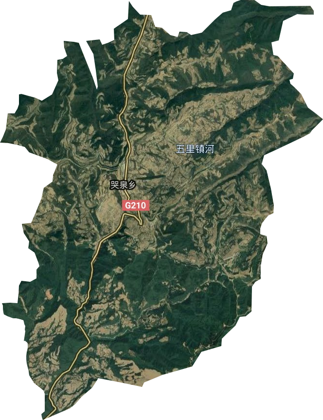 哭泉乡卫星图