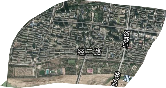 经二路街道卫星图