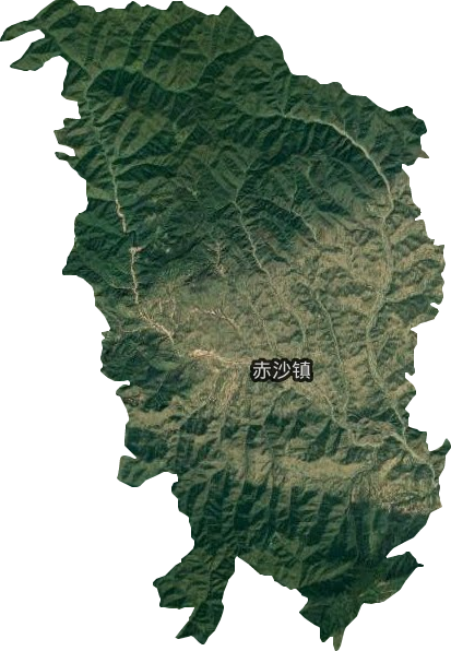 赤沙镇卫星图