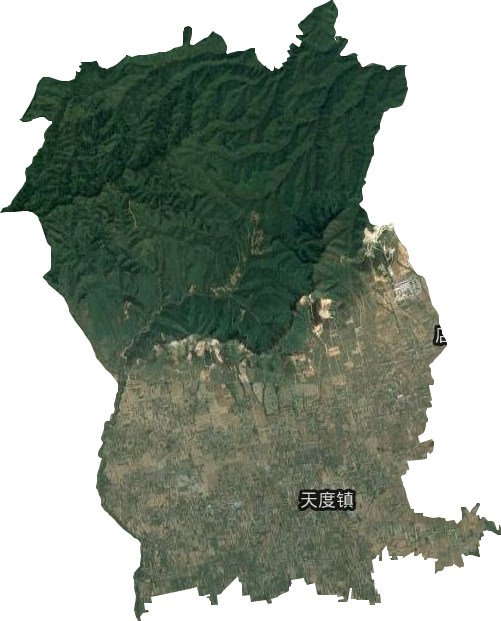 天度镇卫星图