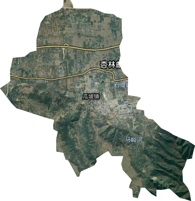 瓜坡镇卫星图