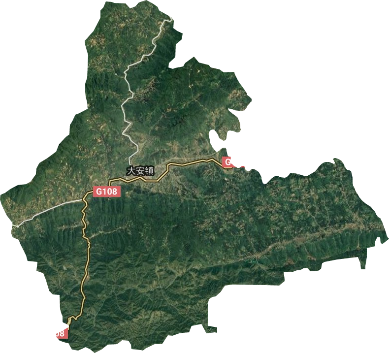 大安镇卫星图
