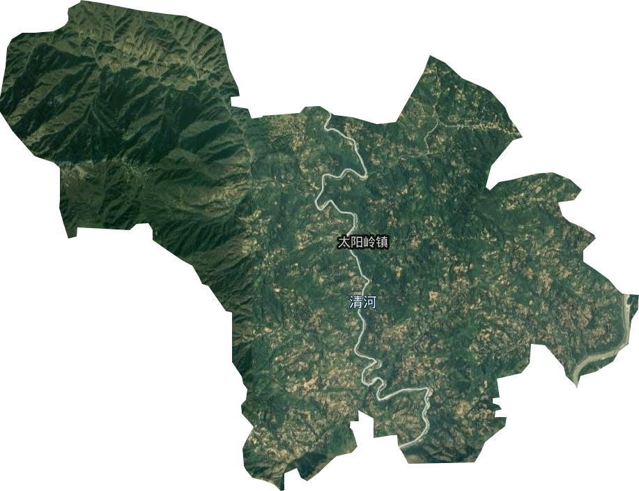 太阳岭乡卫星图