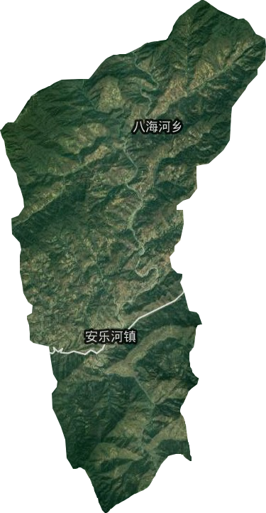 安乐河乡卫星图