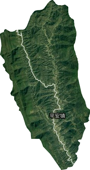 平安乡卫星图