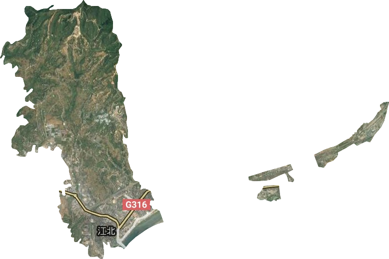 江北街道卫星图