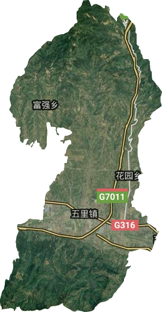 五里镇卫星图