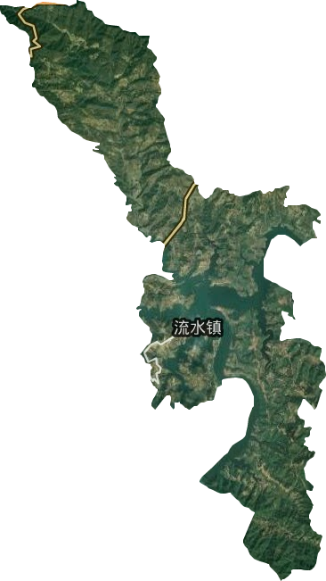 流水镇卫星图