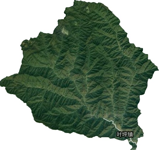 叶坪镇卫星图