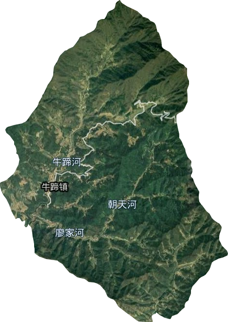 牛蹄镇卫星图