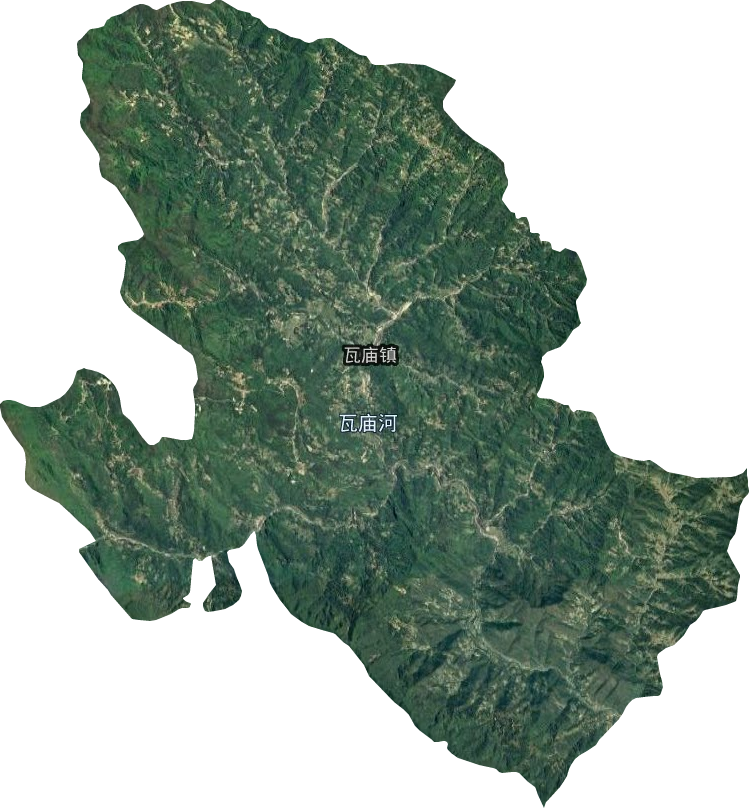 瓦庙镇卫星图