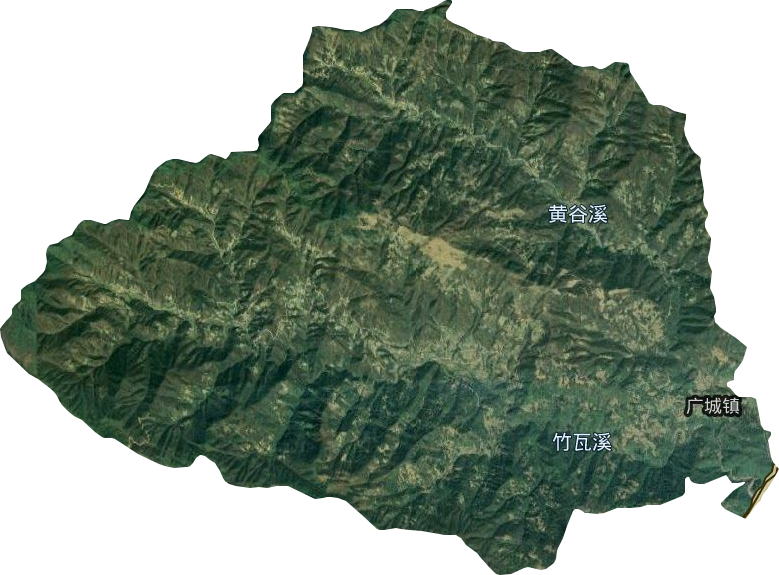 广城镇卫星图