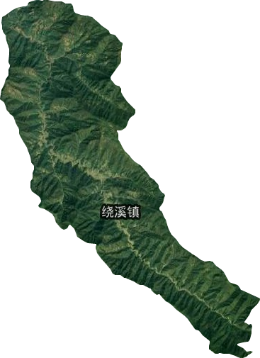 绕溪镇卫星图