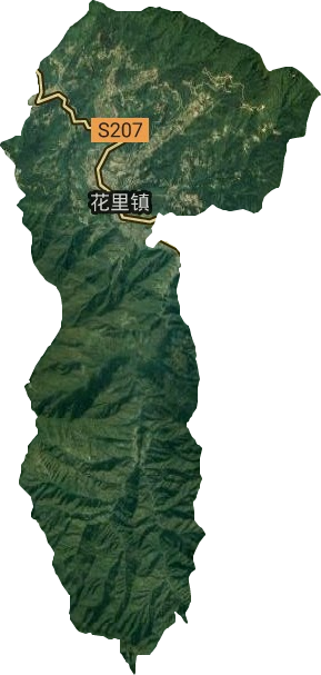 花里镇卫星图
