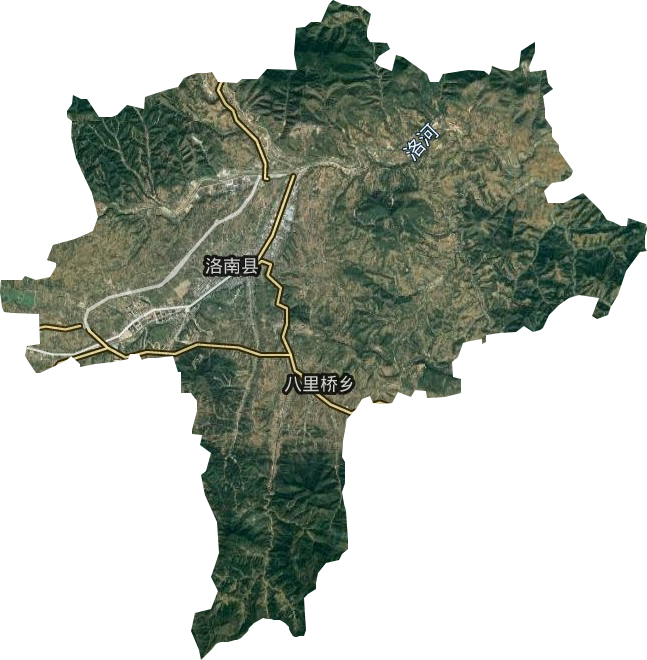庙坪乡卫星图