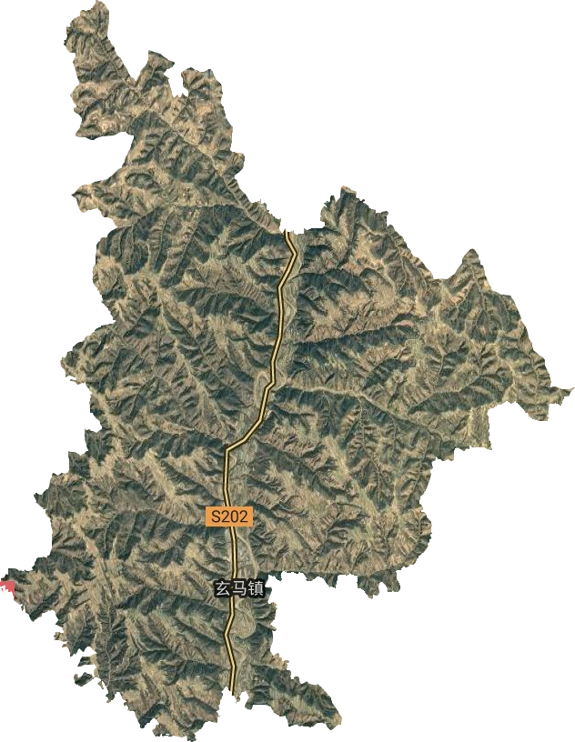 玄马镇卫星图