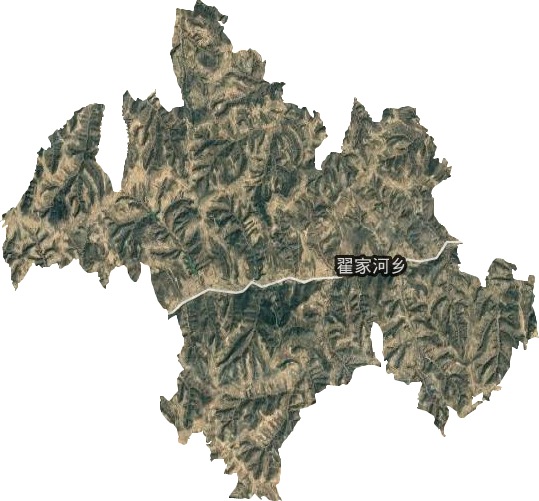 翟家河乡卫星图