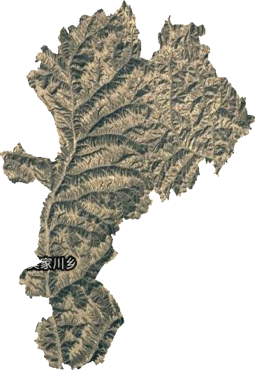 樊家川乡卫星图