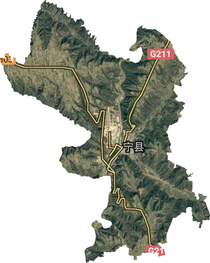 新宁镇卫星图