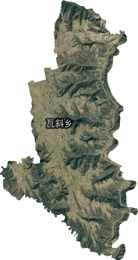 瓦斜乡卫星图