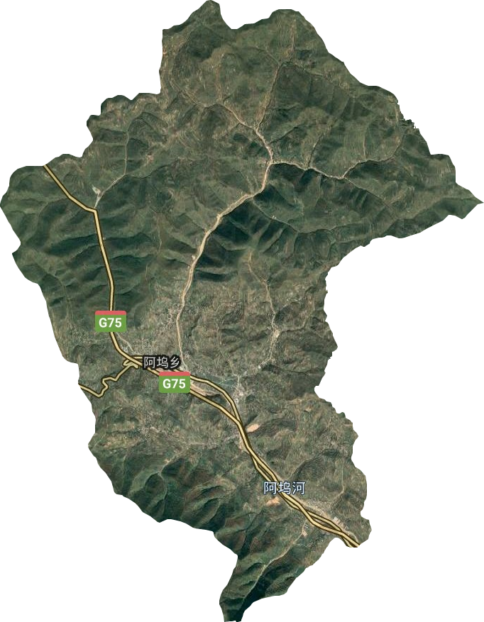 阿坞乡卫星图