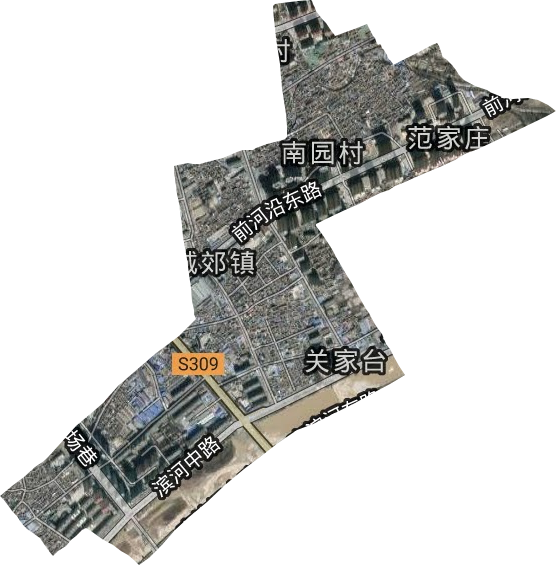 东关街道卫星图