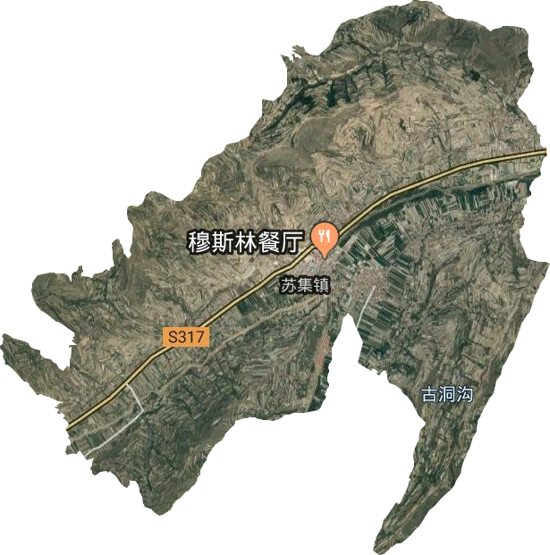 苏集镇卫星图