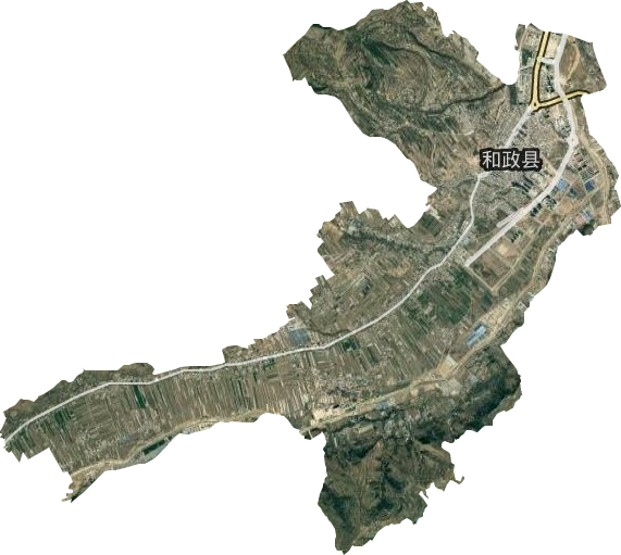 城关镇卫星图