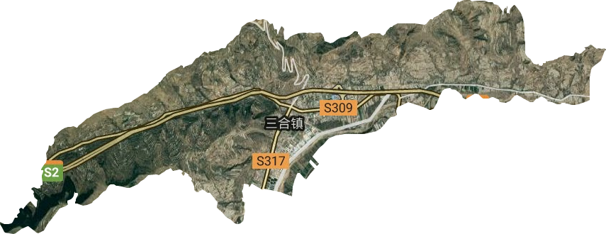 三合镇卫星图