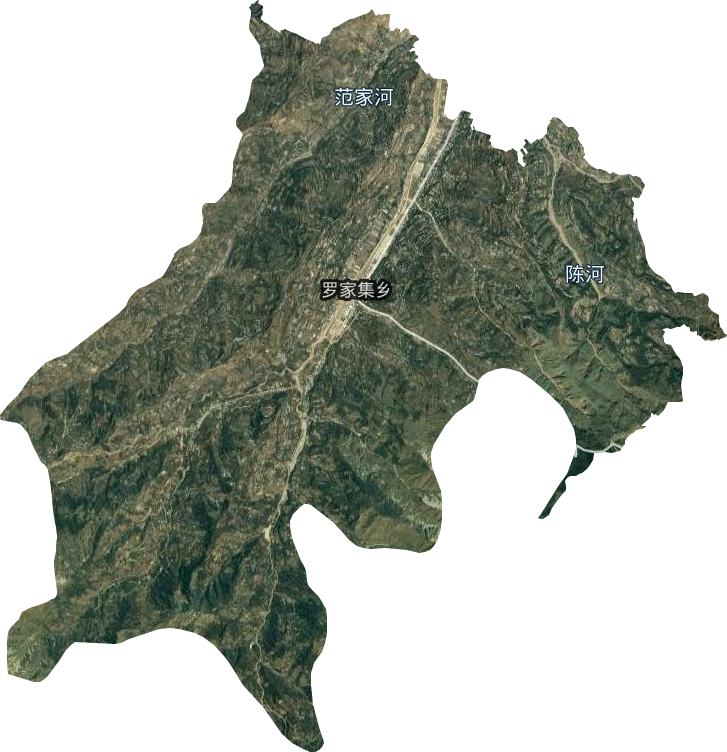罗家集乡卫星图