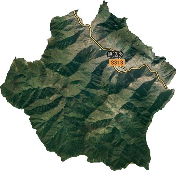 峰迭镇卫星图