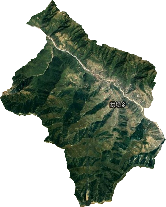 拱坝乡卫星图
