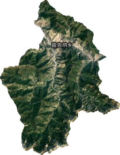曲告纳乡卫星图