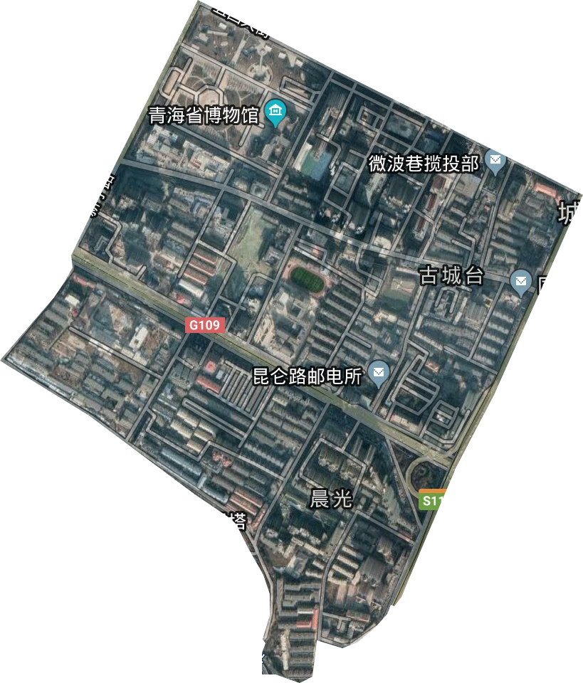 古城台街道卫星图