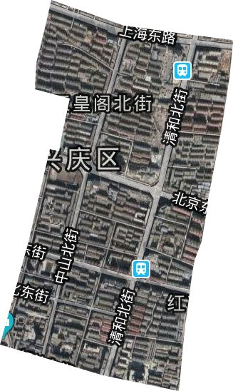 玉皇阁北街街道卫星图