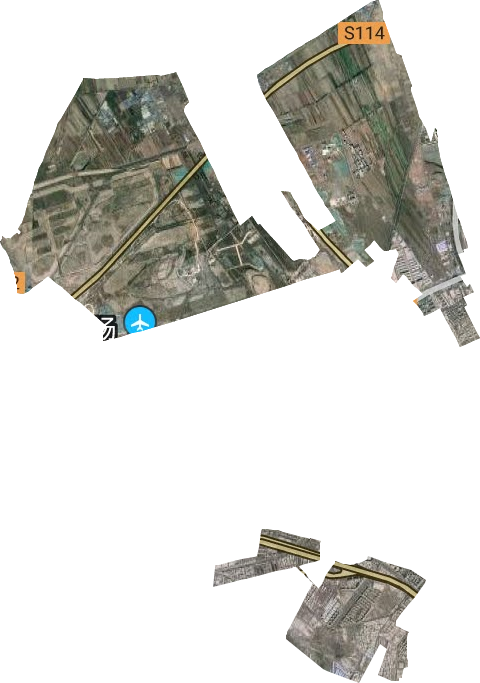 地窝堡乡卫星图