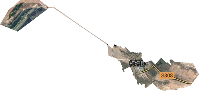柯坪镇卫星图