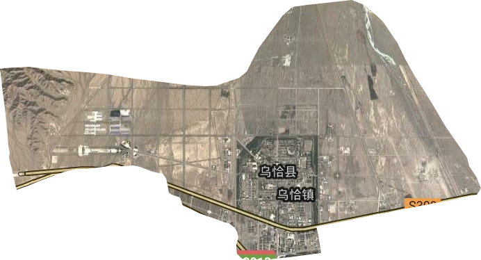 乌恰镇卫星图
