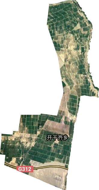 开干齐乡卫星图