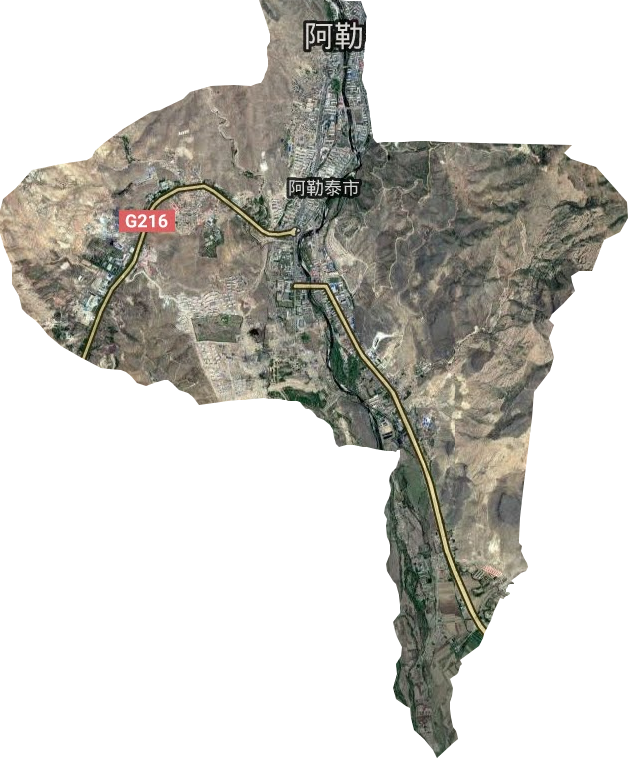 团结路办事处卫星图