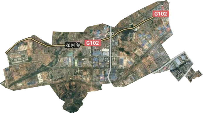 腾飞路街道卫星图