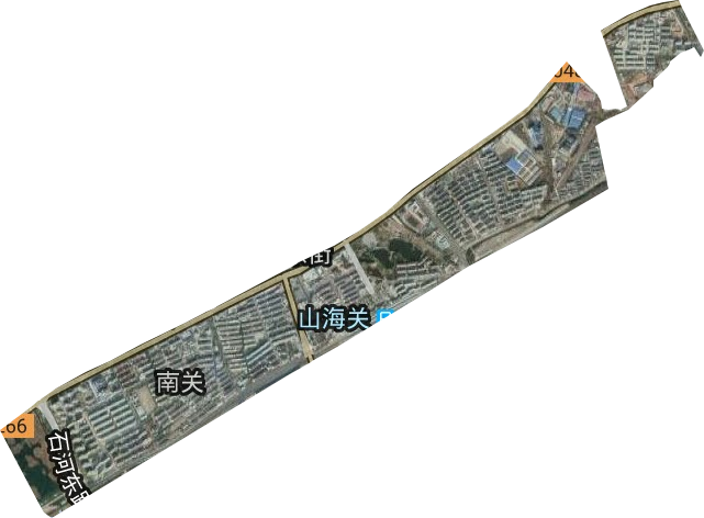 南关街道卫星图