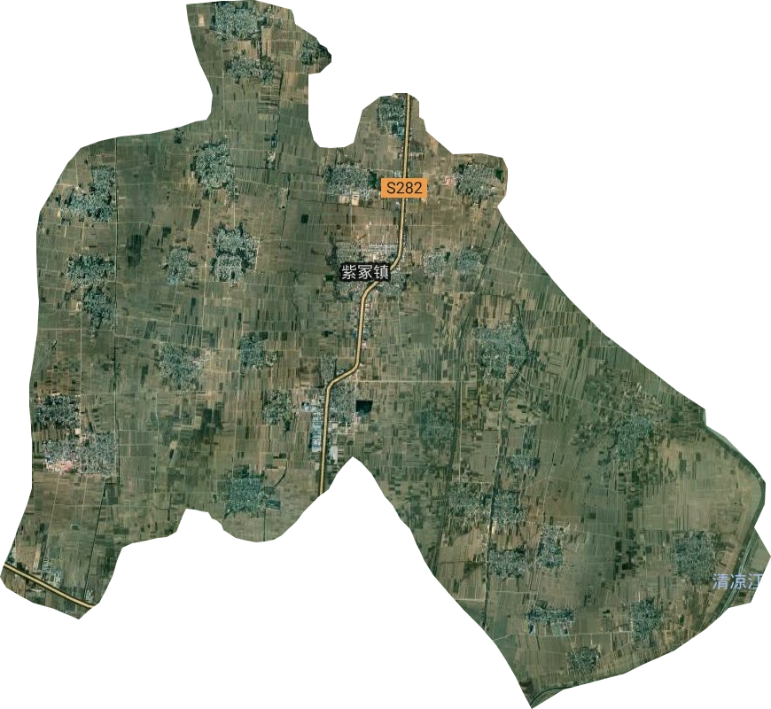 紫冢镇卫星图