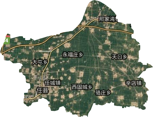 任县卫星图