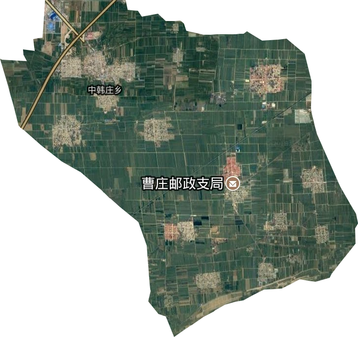 中韩庄乡卫星图