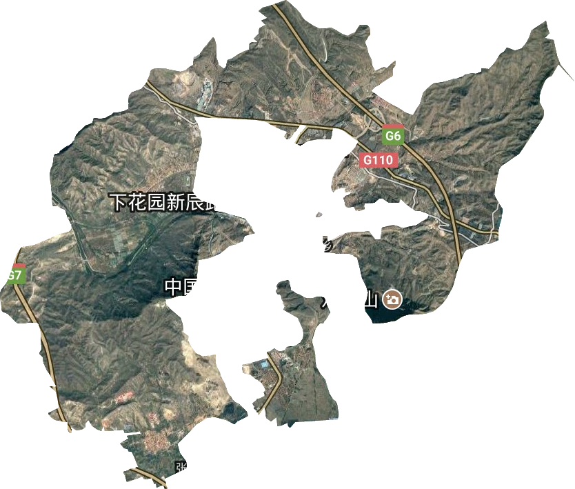 花园乡卫星图