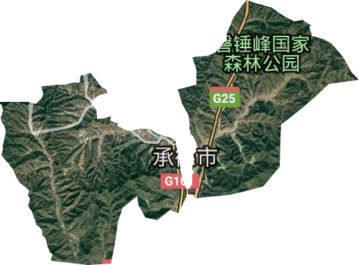 牛圈子沟镇卫星图