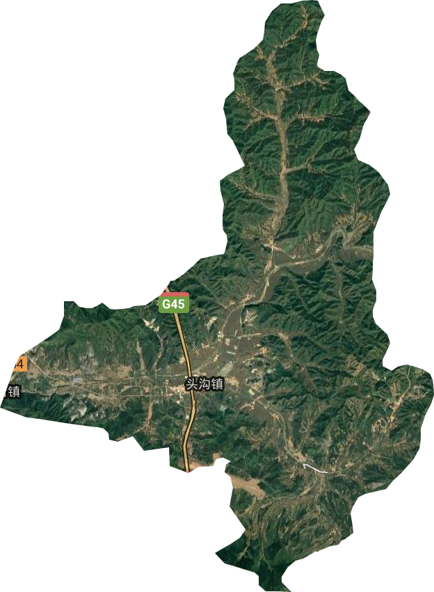 头沟镇卫星图